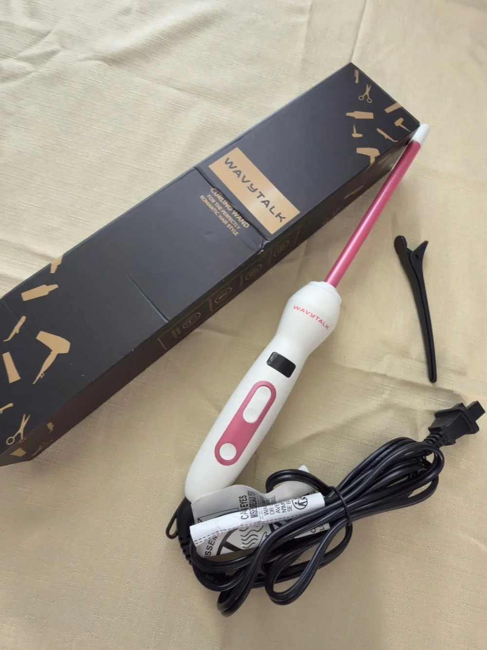 Wavytalk curling wand